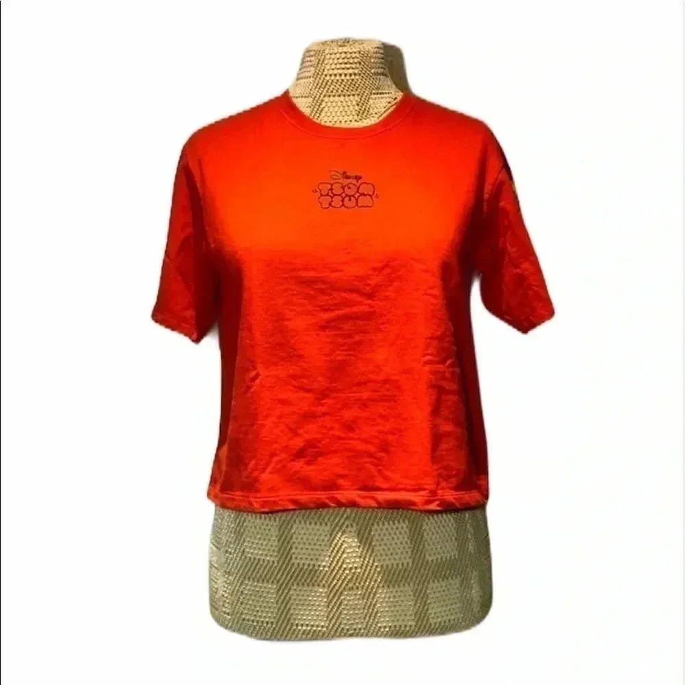 Disney Tsum Tsum Crop Top  Red Medium